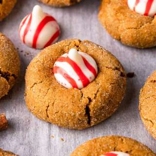 Gingerbread Kiss Cookies