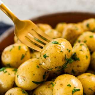 Butter Steamed Baby Potatoes