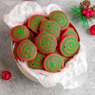 Christmas Pinwheel Cookies