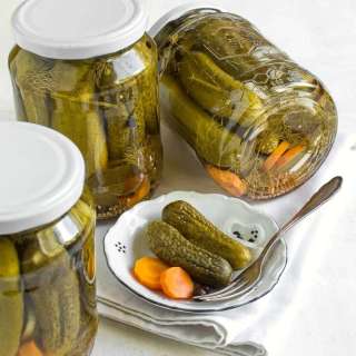 Homemade Dill Pickles (Czech Recipe)