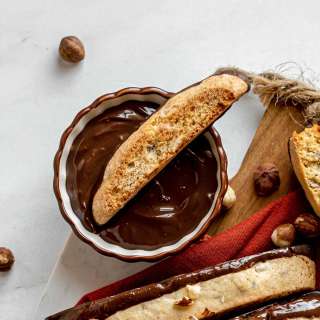 Chocolate Hazelnut Biscotti
