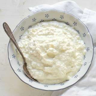 Homemade Czech Tvaroh Cheese