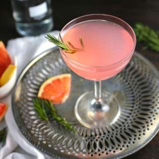 The French Tart (Grapefruit, Elderflower and Rosemary Cocktail)