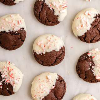 Peppermint Bark Cookies