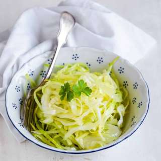 Vinegar Based Coleslaw (Czech Zelny salat)