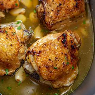 Slow Cooker 40 Cloves of Garlic Chicken