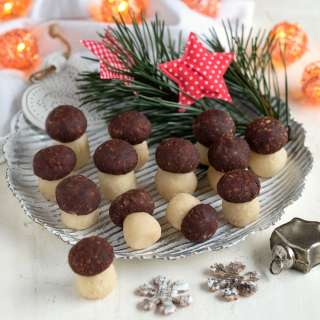 No Bake Mushroom Cookies