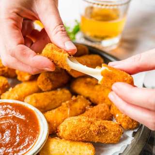 Fried Mozzarella Sticks