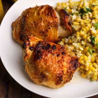 Baked Sweet and Spicy Mustard Chicken