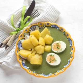 Czech Green Spinach Sauce (Špenátová omáčka)