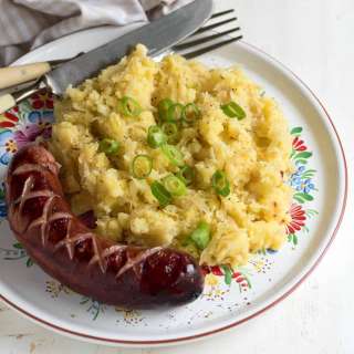 Sauerkraut Potato Mash (Czech Lepenice)