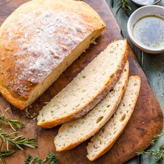 Crusty Garlic Herb Bread
