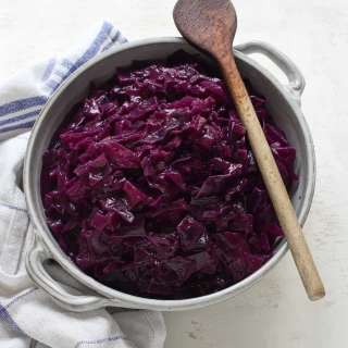 Czech Creamy Sweet and Sour Red Cabbage