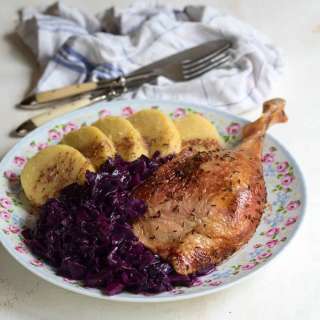 Slow-Roasted Goose with Crispy Skin
