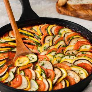 Baked Ratatouille Vegetables