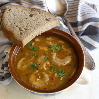 Spicy Oyster Mushroom Soup