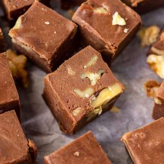 Copycat See's Chocolate Walnut Fudge