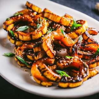 Delicata Squash with Miso-Maple Butter (Updated Recipe!)*