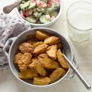 Roasted Breadcrumb Potatoes