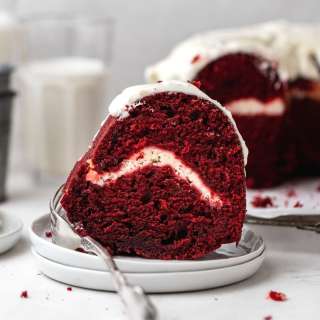 Red Velvet Cheesecake Bundt Cake