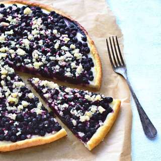 Wallachian Frgál with Blueberries