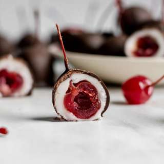 Chocolate Covered Cherry Cordials