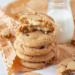 Cheesecake Stuffed Chocolate Chip Cookies