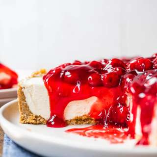 No-Bake Cherry Cheesecake