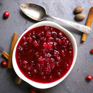 Cranberry Sauce with Cointreau