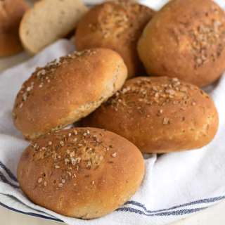 Rye Bread Rolls (Czech Dalamanky)