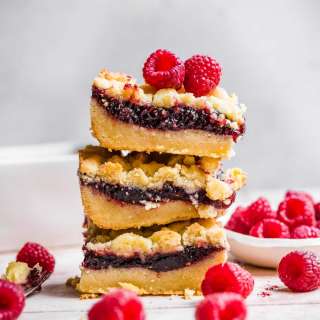 Raspberry Shortbread Bars