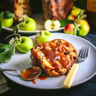 Toffee Apple Sour Cream Cake