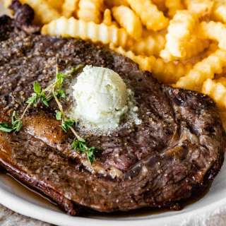 Air Fryer Ribeye Steaks