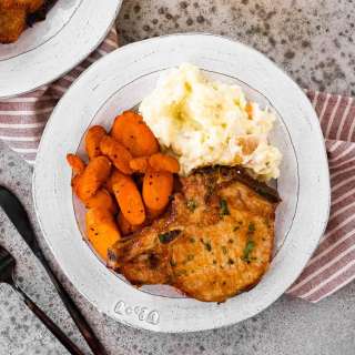 Air Fryer Garlic Butter Pork Chops