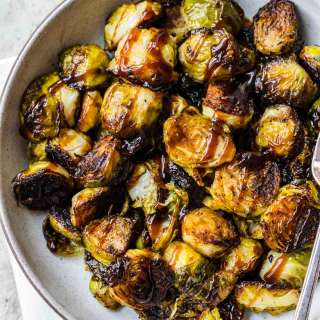 Roasted Balsamic Brussels Sprouts