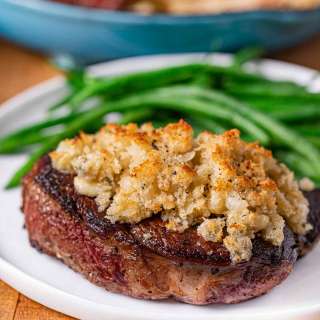 Blue Cheese Crusted Filet Mignon