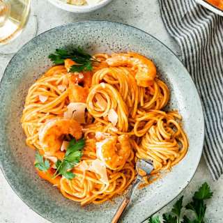 Shrimp Vodka Sauce Pasta