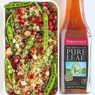 Pomegranate Quinoa Salad with Tea Vinaigrette
