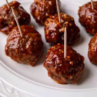 Brown Sugar Bacon Garlic Meatballs