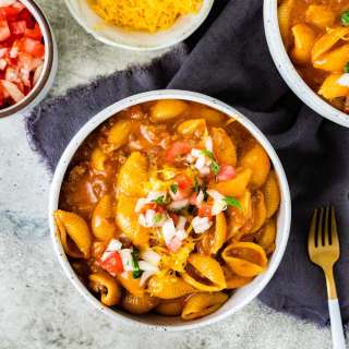 Instant Pot Cheesy Taco Pasta