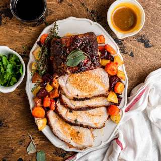 Air Fryer Garlic Pork Loin