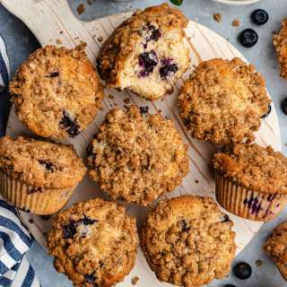 Blueberry Streusel Muffins