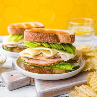 Turkey Havarti Apple Sandwiches