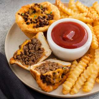 Cheesy BBQ Beef Bites
