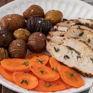 Air Fryer Herb Butter Turkey Breast