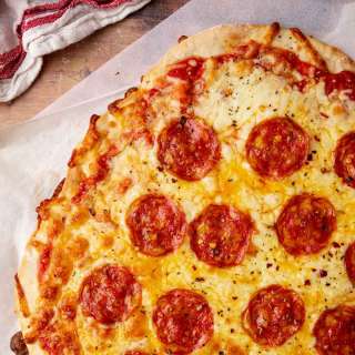 Thin Crust Pepperoni Pizza
