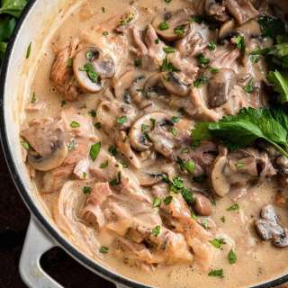 Creamy Garlic Mushroom Sauce
