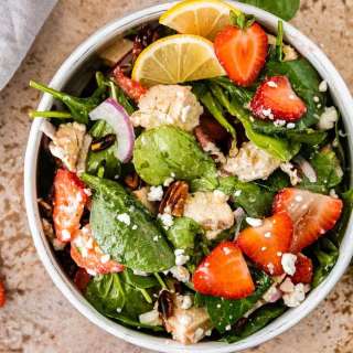 Strawberry Spinach Salad