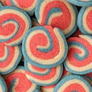 4th of July Pinwheel Cookies