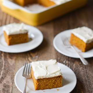 Pumpkin Cake with Cream Cheese Frosting